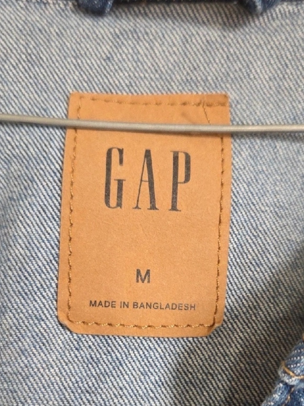 GAP Classic Blue Denim Jacket Sz M - Picture 3 of 3